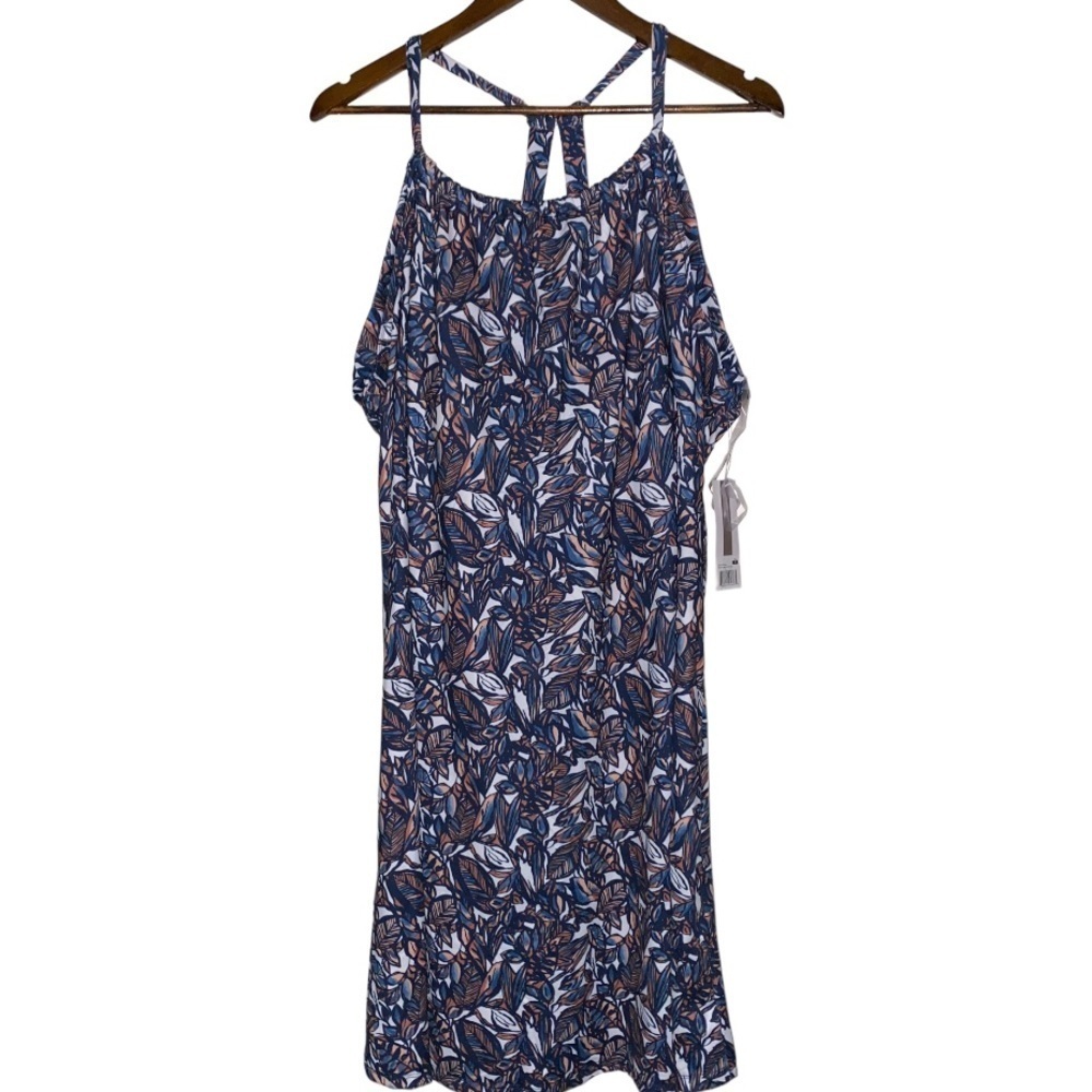Peace & Pearl Women Floral Raceback Lined Mini Dress‎ 1X  Cottagecore  NEW